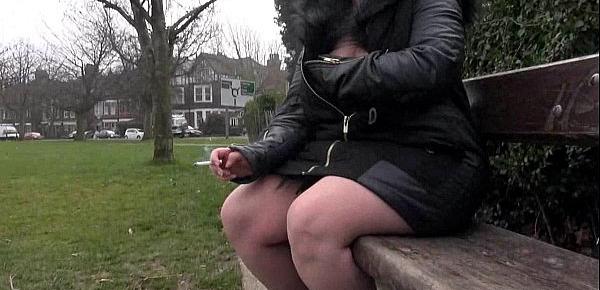  Bbw babe Sarah-Janes public flashing and outdoor exhibitionism of amateur mum